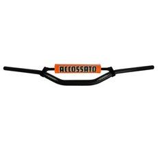 HANDLEBAR ACCOSSATO ALUMINIUM, 28.5 MM CRNI