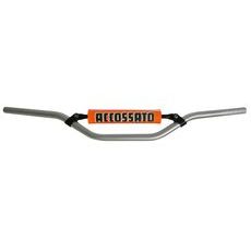 HANDLEBAR ACCOSSATO ALUMINIUM, 22 MM SILVER
