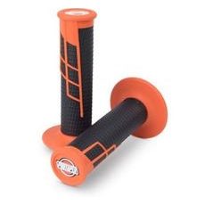 CLAMP ON GRIPS 1/2 WAFFLE ORANGE/BLACK PROTAPER 021665