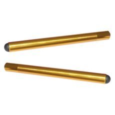 CLIP-ONS ACCOSSATO ALUMINIUM, 250MM WITH CAPS, GOLD