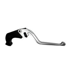 BRAKE LEVER ACCOSSATO FIXED CNC-WORKED ALUMINIUM, SILVER