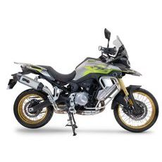 SLIP-ON EXHAUST GPR FURORE-X BRK24.VO.7.FUXTIT BRUSHED TITANIUM INCLUDING REMOVABLE DB KILLER AND LINK PIPE