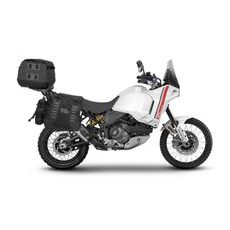 SET OF SHAD TERRA TR40 ADVENTURE SADDLEBAGS AND SHAD TERRA REAR BAG TR50, INCLUDING MOUNTING KIT SHAD DUCATI DESERT X