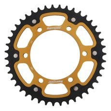 REAR SPROCKET SUPERSPROX STEALTH RST-480:43-GLD ZLATO 43T, 525