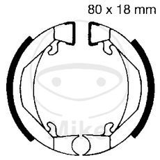 BRAKE SHOE SET EBC H322 INCLUDINGS SPRINGS