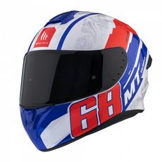 Helmet MT Helmets TARGO PRO WELCOME A5 GLOSS BLUE XL