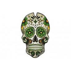 TANK PAD PUIG SKULL 3673V GREEN