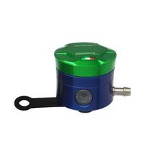 BRAKE FLUID RESERVOIR ACCOSSATO CNC-WORKED STRAIGHT BRACKET INCLUDED GREEN