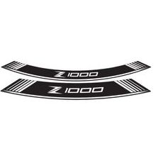 RIM STRIP PUIG Z1000 7590B WHITE SET OF 8 RIM STRIPS