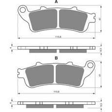 DISK PLOČICE GOLDFREN 135 S33 STREET FRONT