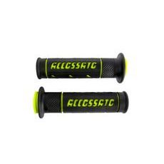 PAIR OF STREET GRIPS ACCOSSATO GR011 CRNI WITH ACCOSSATO SIGN