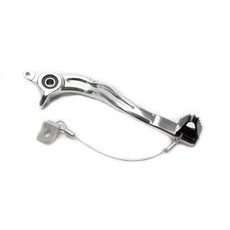 Brake pedal MOTION STUFF 83P-0811002 silver body, black steel fixed tip Steel Fixed Tip