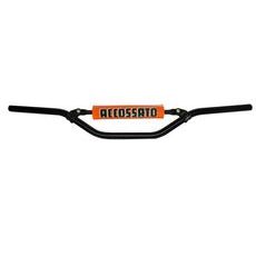 HANDLEBAR ACCOSSATO ALUMINIUM, 22 MM CRNI