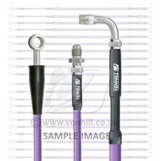 FRONT BRAKE HOSE VENHILL Y01-1-066/P-PU PURPLE