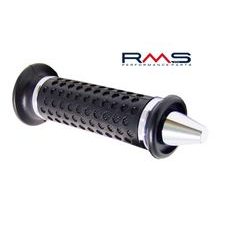 HAND GRIPS RMS 184160330 BLACK/SILVER END