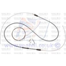 THROTTLE CABLE VENHILL VEN-T1000/SIL GREY/SILVER