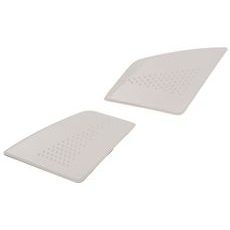 FOREHEAD UPPER VENTILATION COVERS CASSIDA EVO WHITE PAIR