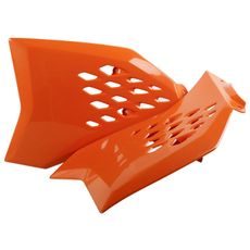 RADIATOR SCOOPS POLISPORT 8412400013 (PAIR) ORANGE KTM