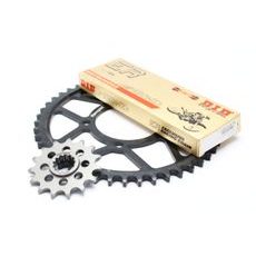 Chain kit D.I.D + SUPERSPROX NZ3 SDH serie in gold/black color