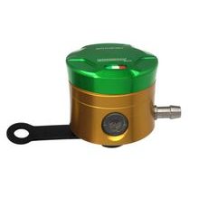 BRAKE FLUID RESERVOIR ACCOSSATO CNC-WORKED STRAIGHT BRACKET INCLUDED GREEN