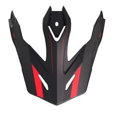 HELMET PEAK SHOT TREK RALLY A08-21E3-B03 BLACK / RED MATT