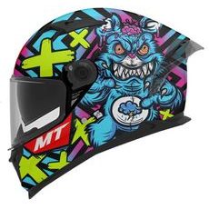FULL FACE HELMET MT HELMETS BRAKER SV CRAZY TEDDY B7 GLOSS S