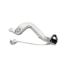 Brake pedal MOTION STUFF 83P-0231002 silver body, black steel fixed tip Steel Fixed Tip