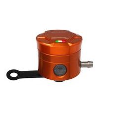 BRAKE FLUID RESERVOIR ACCOSSATO CNC-WORKED STRAIGHT BRACKET INCLUDED ORANGE