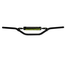 HANDLEBAR ACCOSSATO ALUMINIUM, 22 MM CRNI