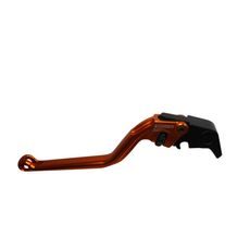 CLUTCH LEVER ACCOSSATO FIXED CNC-WORKED ALUMINIUM, ORANGE