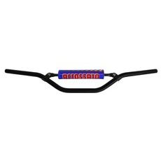 HANDLEBAR ACCOSSATO ALUMINIUM, 22 MM CRNI