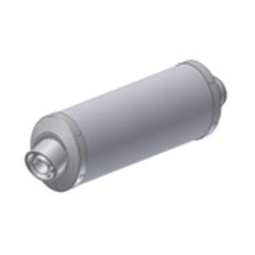 SILENCER MIVV OVAL ACC.016.SN TITANIUM Ø55 INLET