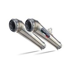 DUAL SLIP-ON EXHAUST GPR POWERCONE EVO K.158.E4.PCEV BRUSHED STAINLESS STEEL