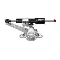 STEERING DAMPER KIT BITUBO ORIGINAL MOUNTING (AS OEM) WITH BLACK SHOCK ABSORBER