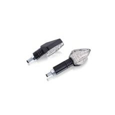 TURN SIGNALS PUIG FLECHA 4173W TRANSPARENT SHORT, HOMOLOGATED