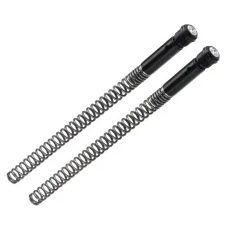 SPRINGS AND CAPS KIT BITUBO ADJUSTABLE: SPRING PRELOAD WITHOUT OIL, BLACK RING, LOWERING TO -10MM