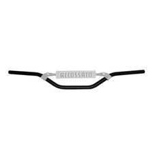 HANDLEBAR ACCOSSATO ALUMINIUM, 22 MM CRNI