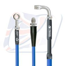 REAR BRAKE HOSE VENHILL K02-2-030/P-SB SOLID BLUE