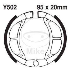 BRAKE SHOE SET EBC Y502G GROOVED INCLUDINGS SPRINGS