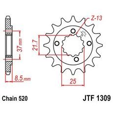 PREDNJI LANČANIK JT JTF 1309-16 16T, 520