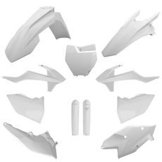 PLASTIC BODY KIT POLISPORT 91453 WHITE KTM