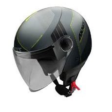JET helmet AXXIS SQUARE convex gloss grey XS