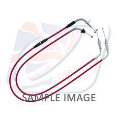 THROTTLE CABLES (PAIR) VENHILL S01-4-111-RD FEATHERLIGHT CRVEN