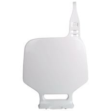 NUMBER PLATE POLISPORT 8662300002 WHITE