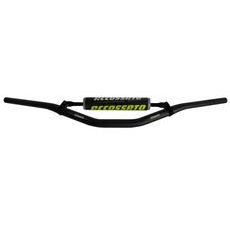 HANDLEBAR ACCOSSATO ALUMINIUM, 28.5 MM CRNI
