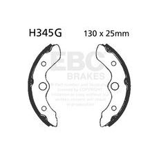 BRAKE SHOE SET EBC H345G GROOVED