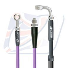 REAR BRAKE HOSE VENHILL K02-2-030/P-PU PURPLE