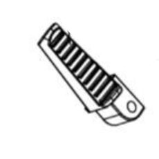 REAR PEDAL CR6 HORWIN 1PJ.2606-2HW0-0000 RIGHT (WITH ACCESSORIES)