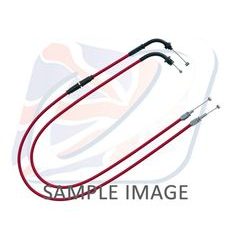 THROTTLE CABLES (PAIR) VENHILL H02-4-127-RD FEATHERLIGHT CRVEN