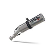 SLIP-ON EXHAUST GPR M3 E4.BMW.82.M3.TN BRUSHED TITANIUM FOR BMW R 1200 NINE T 2017-2023